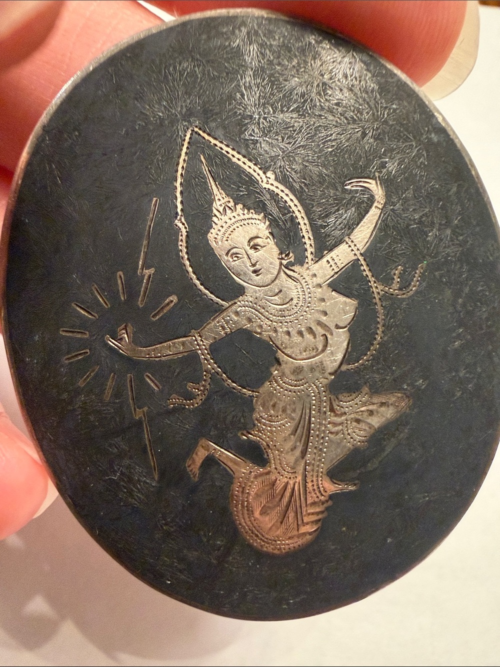 Siam Sterling brooch
